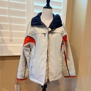 Body Glove Women's White and Orange Ski Jacket